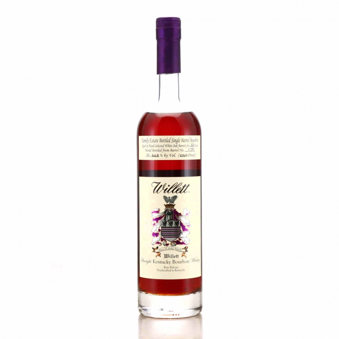 Willett Family Estate Barrel Single Barrel 22 Year Old Barrel No. C7D Kentucky Straight Bourbon Whiskey 750ml