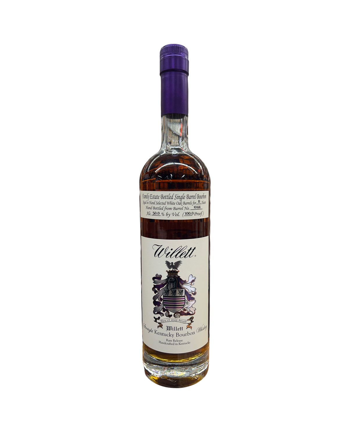 Willett Family Estate Bottled Single Barrel 11 Year Old Barrel No. 1044 Sip Happens Kentucky Straight Bourbon Whiskey
