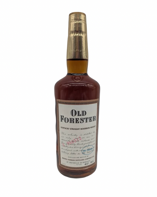 1968 Old Forester Kentucky Straight Bourbon Whiskey
