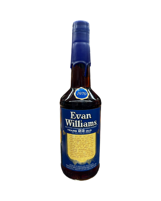 1970 Evan Williams 23 Year Old Kentucky Straight Bourbon Whiskey 750ml