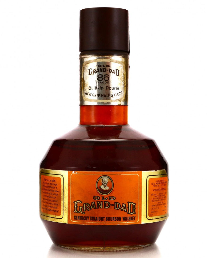 1970 Old Grand Dad Bowling Ball Kentucky Straight Bourbon Whiskey 1.75Lt