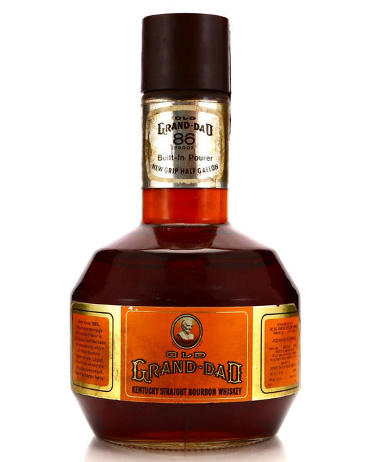 1970 Old Grand Dad Bowling Ball Kentucky Straight Bourbon Whiskey 1.75Lt