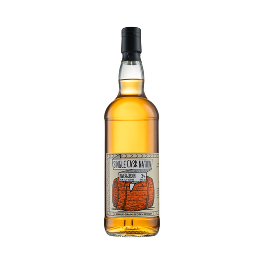 1988 Single Cask Nation Invergordon 34 Year Old Single Grain Scotch Whisky 750ml