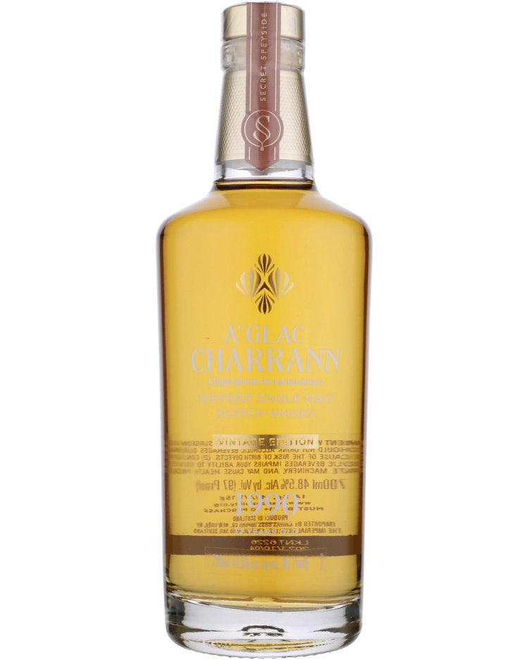 1990 Secret Speyside A'Glac Charrann Vintage Edition 32 Year Old Single Malt Scotch Whisky 700ml