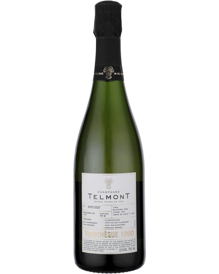 1990 Telmont Vinotheque Champagne Extra Brut 750ml