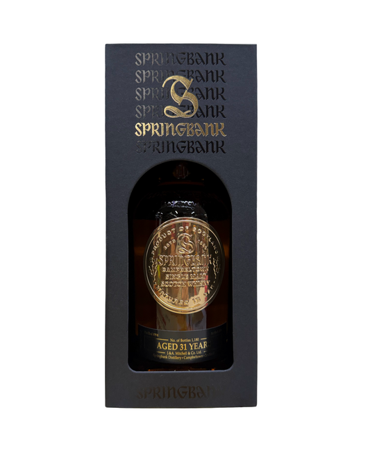 1994 Springbank 31 Year Old Vintage 2026 Release Cask Strength Single Malt Scotch Whisky 700ml