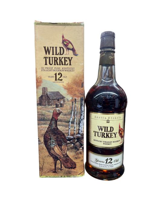 1998 Wild Turkey 12 Year Old Split Label Kentucky Straight Bourbon Whiskey 750ml