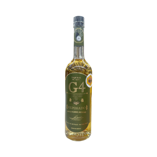 G4 Single Barrel El Cerrito liquor Store Pick Aged In Bourbon Oak Reposado Tequila 750ml