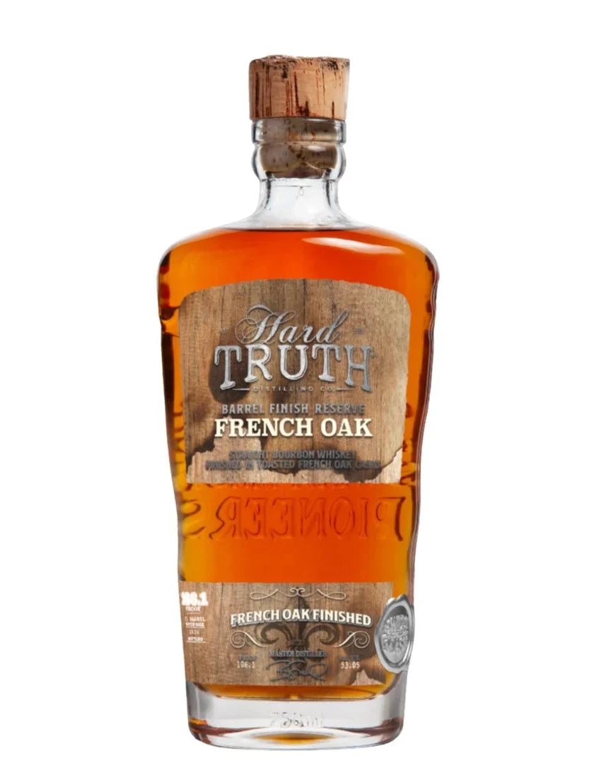 Hard Truth French Oak Barrel Finish Reserve Straight Bourbon Whiskey 750ml