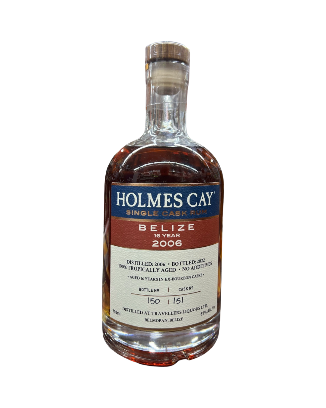 2006 Holmes Cay Travellers 16 Year Old Single Cask Rum