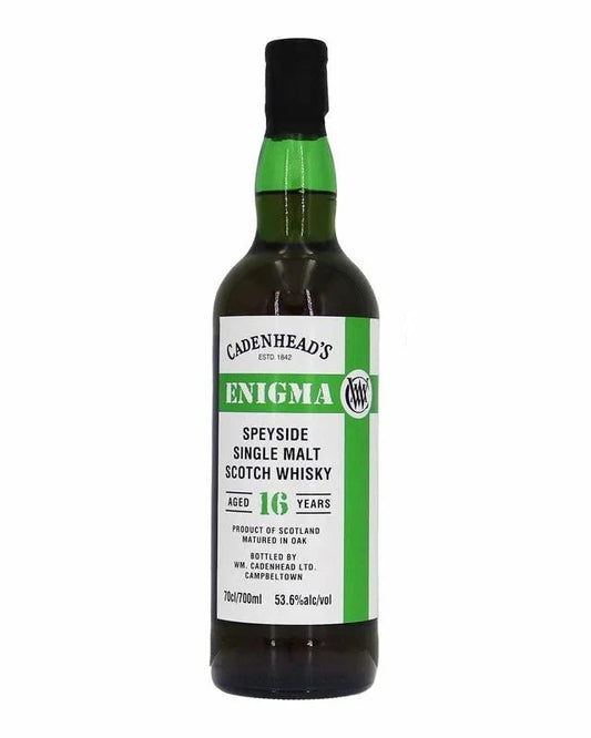 2008 Cadenhead's Enigma 16 Year Old Speyside Single Malt Scotch Whisky
