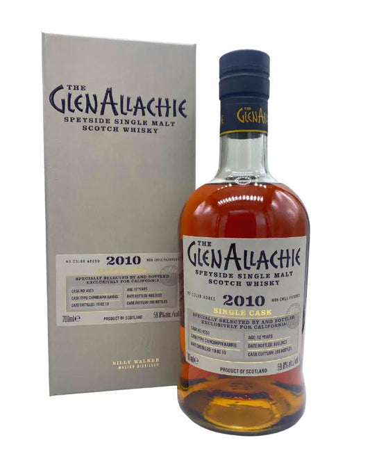 2010 GlenAllachie Chinquapin Virgin Oak 12 Year Old Single Malt Scotch Whisky 700ml