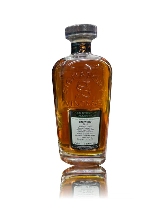 2010 Signatory Vintage Cask Strength Collection Linkwood 11 Year Old  Single Malt El Cerrito Liquor Store Pick Scotch Whisky 750ml