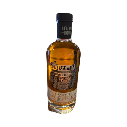 2011 Single Cask Nation Linkwood 12 Year Old 1st Fill Bourbon Cask No. 172428 Single Malt Scotch Whisky 750ml