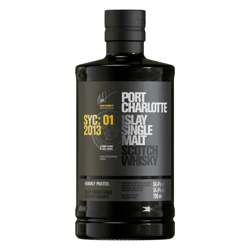 2013 Bruichladdich Port Charlotte Cask Exploration Series SYC 01 Heavily Peated Single Malt Scotch Whisky