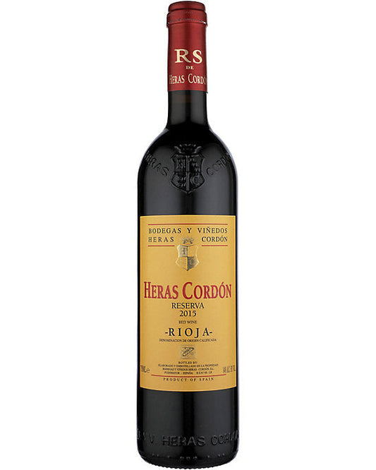 2015 Bodegas Heras Cordon Rioja DOCa Reserva 750ml
