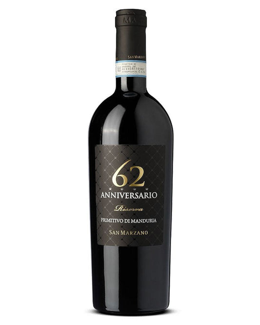 2019 Cantine San Marzano 62 Anniversario Primitivo di Manduria Riserva 750ml