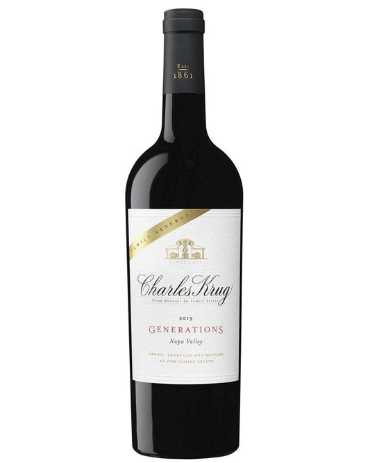 2019 Charles Krug Peter Mondavi Family Family Reserve Generations Napa Valley Red Wine 750ml