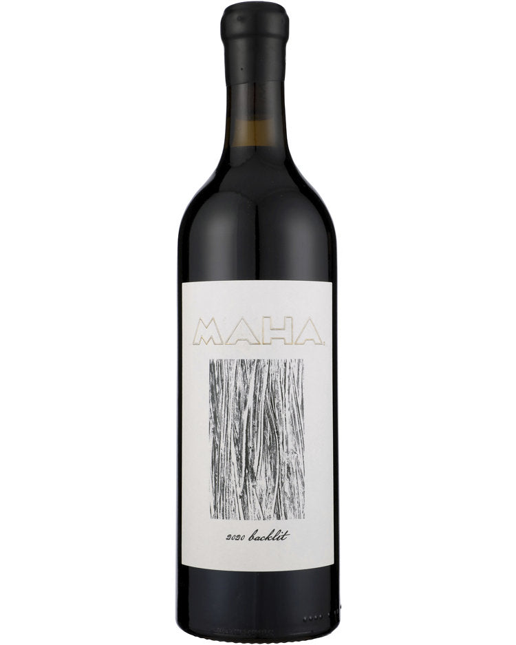 2020 Villa Creek Cellars Maha Estate Vineyard Adelaida District Paso Robles Backlit Red Wine 750ml