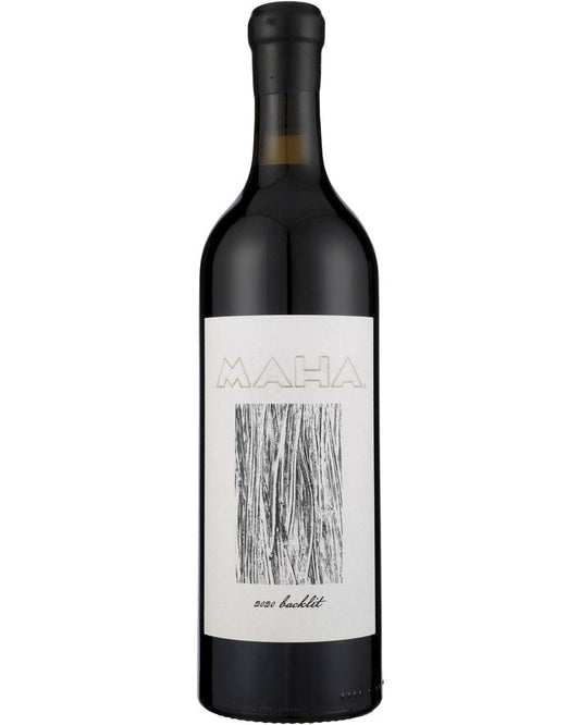 2020 Villa Creek Cellars Maha Estate Vineyard Adelaida District Paso Robles Backlit Red Wine 750ml