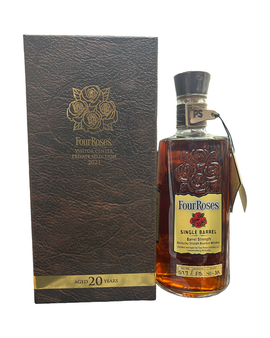 2021 Four Roses Visitor Selection 20 Year Old Single Barrel OBSV Kentucky Straight Bourbon Whiskey