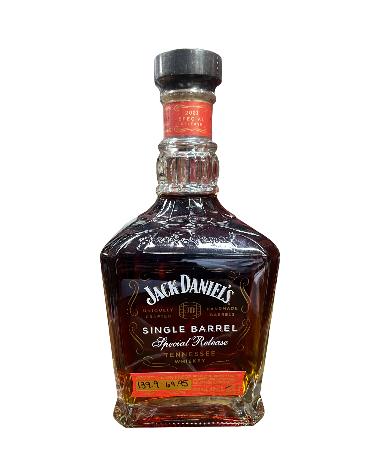 2021 Jack Daniel's Single Barrel Special Release Coy Hill High 139.5 Proof Whiskey 750ml