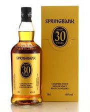 2022 Springbank 30 Year Old Single Malt Scotch Whisky 750ml