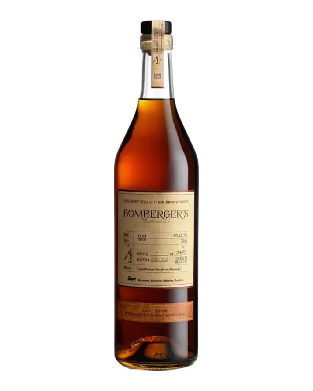 2025 Bomberger's Declaration Small Batch Kentucky Straight Bourbon Whiskey 750ml