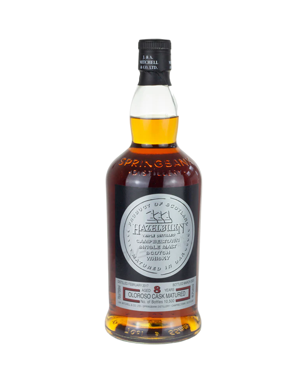 2025 Springbank Hazelburn 2017 Oloroso Cask 8 Year Old Single Malt Scotch Whisky