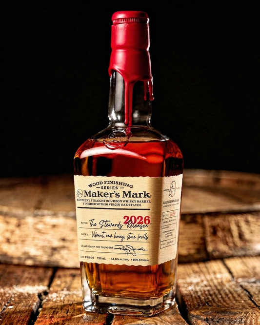 2026 Maker's Mark The Keeper's Release Wood Finishing Series The Steward’s Release Limited Release Kentucky Straight Bourbon Whiskey 750ml