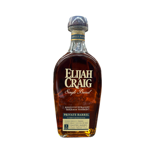 Elijah Craig Toasted Single Barrel Cask Strength Aged 8yr - 124.6 Proof (El Cerrito Liquor Exclusive)