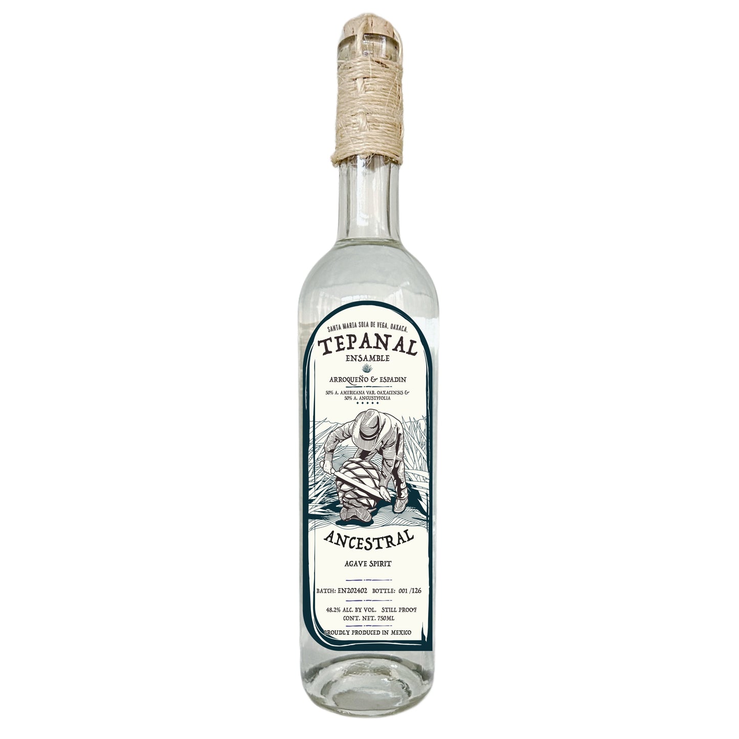 Tepanal Ensamble Arroqueno & Espadin 2 Agaves Batch : EN202402 Ancestral Agave Spirit 750ml