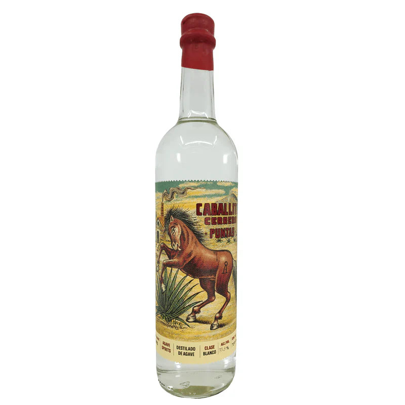Caballito Cerrero Chato Puntas Blanco Agave Spirits 750ml