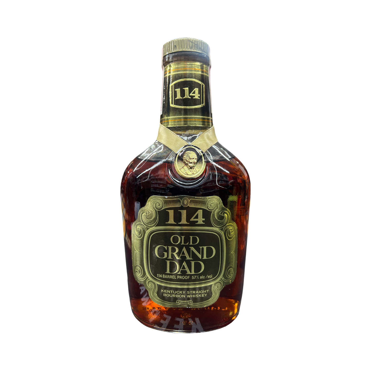 1989 Old Grand Dad 114 Barrel Proof Kentucky Straight Bourbon Whiskey 750ml - Lot No.18