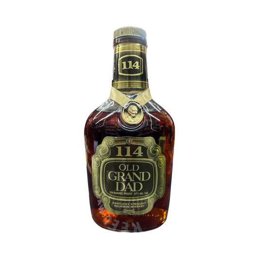 1989 Old Grand Dad 114 Barrel Proof Kentucky Straight Bourbon Whiskey 750ml - Lot No.18