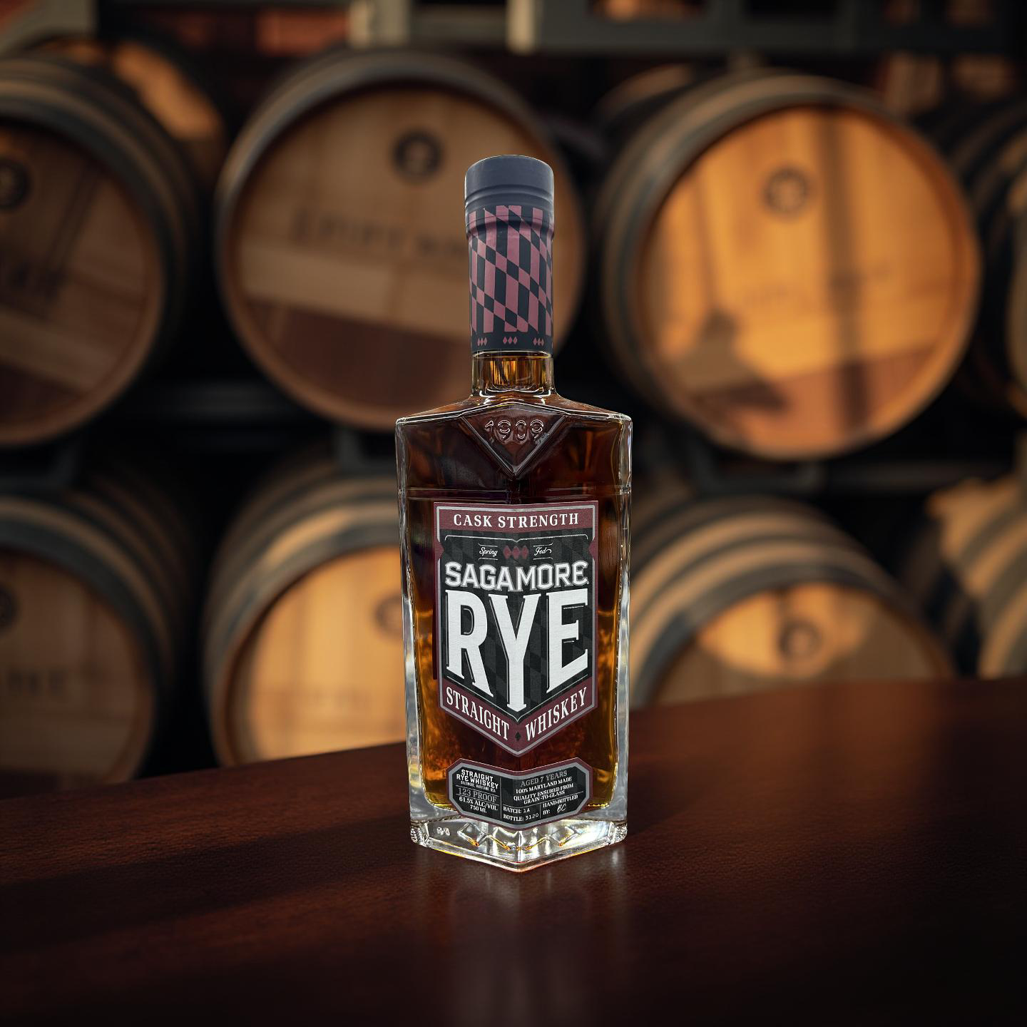 Sagamore Spirit Cask Strength Straight Rye Whiskey Aged 7 years