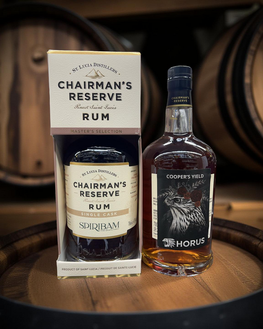 Saint Lucia Distillers Chairman's Reserve Horus Cooper’s Yield Selected Single Cask 12 Year Old Rum 700ml