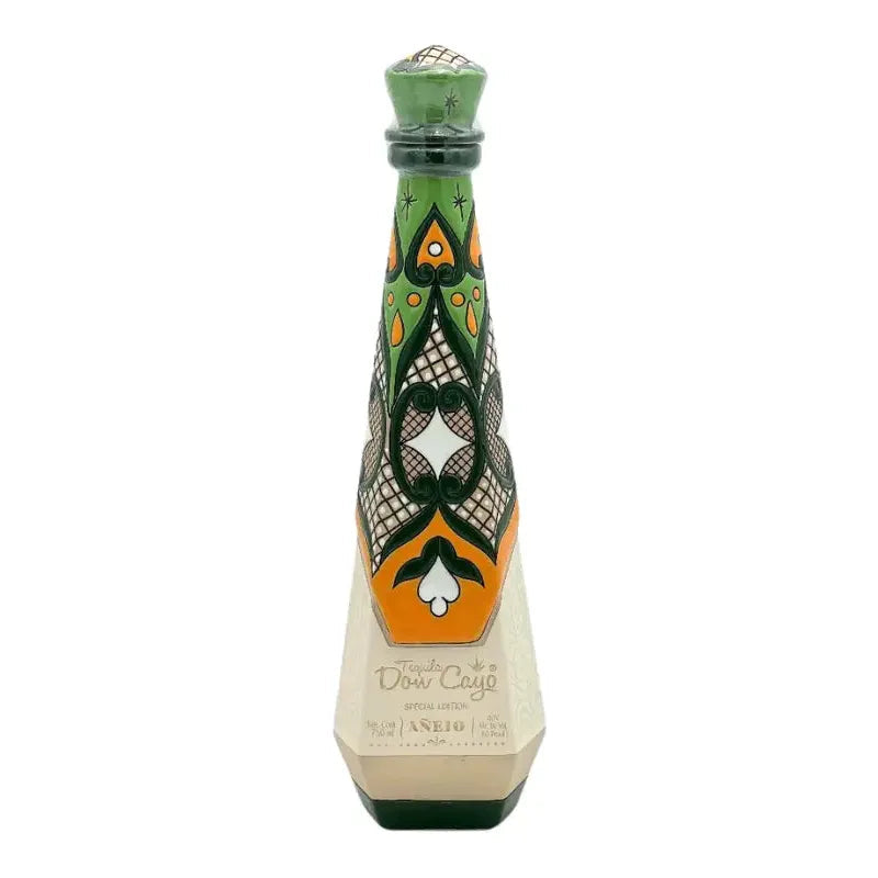 Don Cayo Ceramic Green Anejo Tequila  750ml