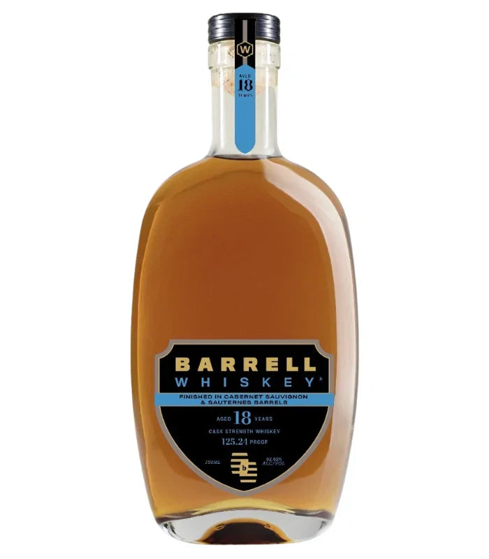 Barrell Whiskey 18 Yr CABERNET SAUVIGNON & SAUTERNES BARRELS 125.24 PROOF