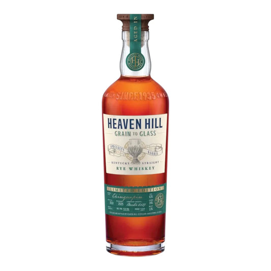 2025 Heaven Hill Grain to Glass Speciality Barrel Chinquapin Oak Straight Rye Whiskey 750ml