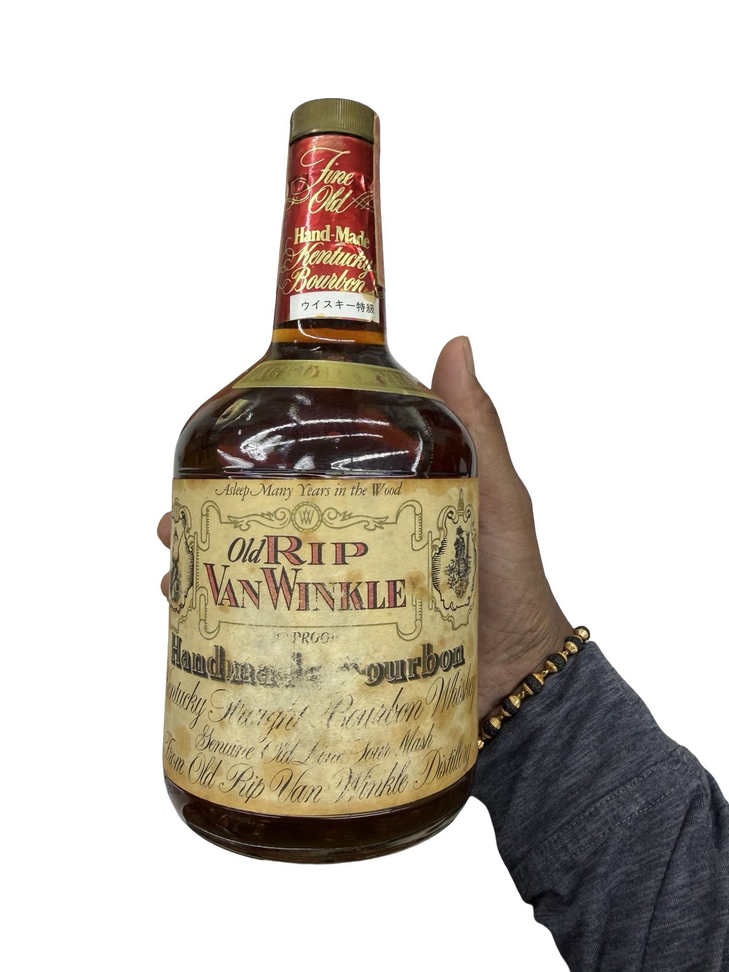 Old Rip Van Winkle Japanese Export 90 Proof Bourbon late 1970s–early 1980s Stitzel-Weller