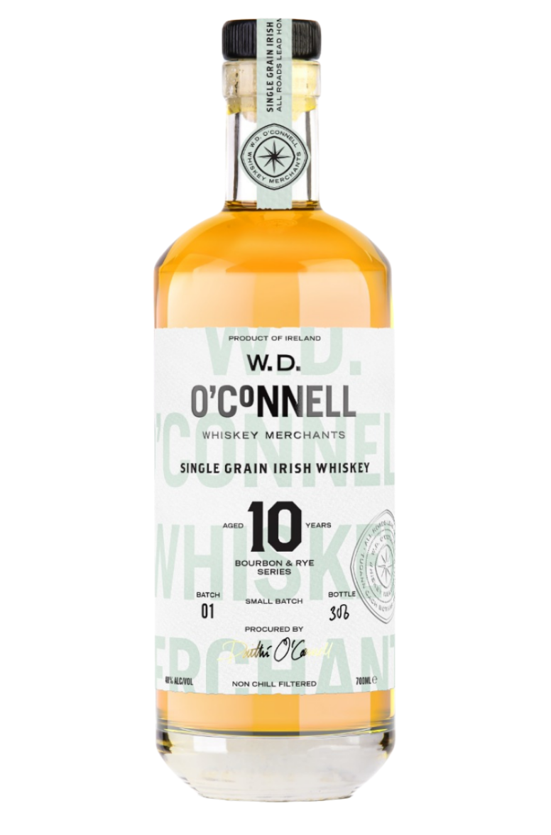 W.D O'Connell Bourbon & Rye Series 10 Year Old Single Grain Irish Whiskey 750ml
