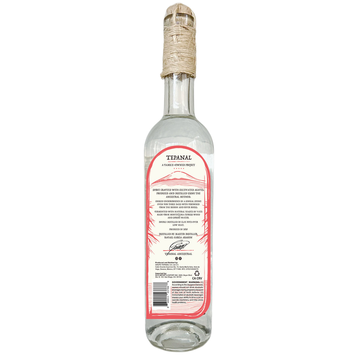 Tepanal Madurado Coyote Batch 3 : CO202003 Ancestral Agave Spirit 750ml