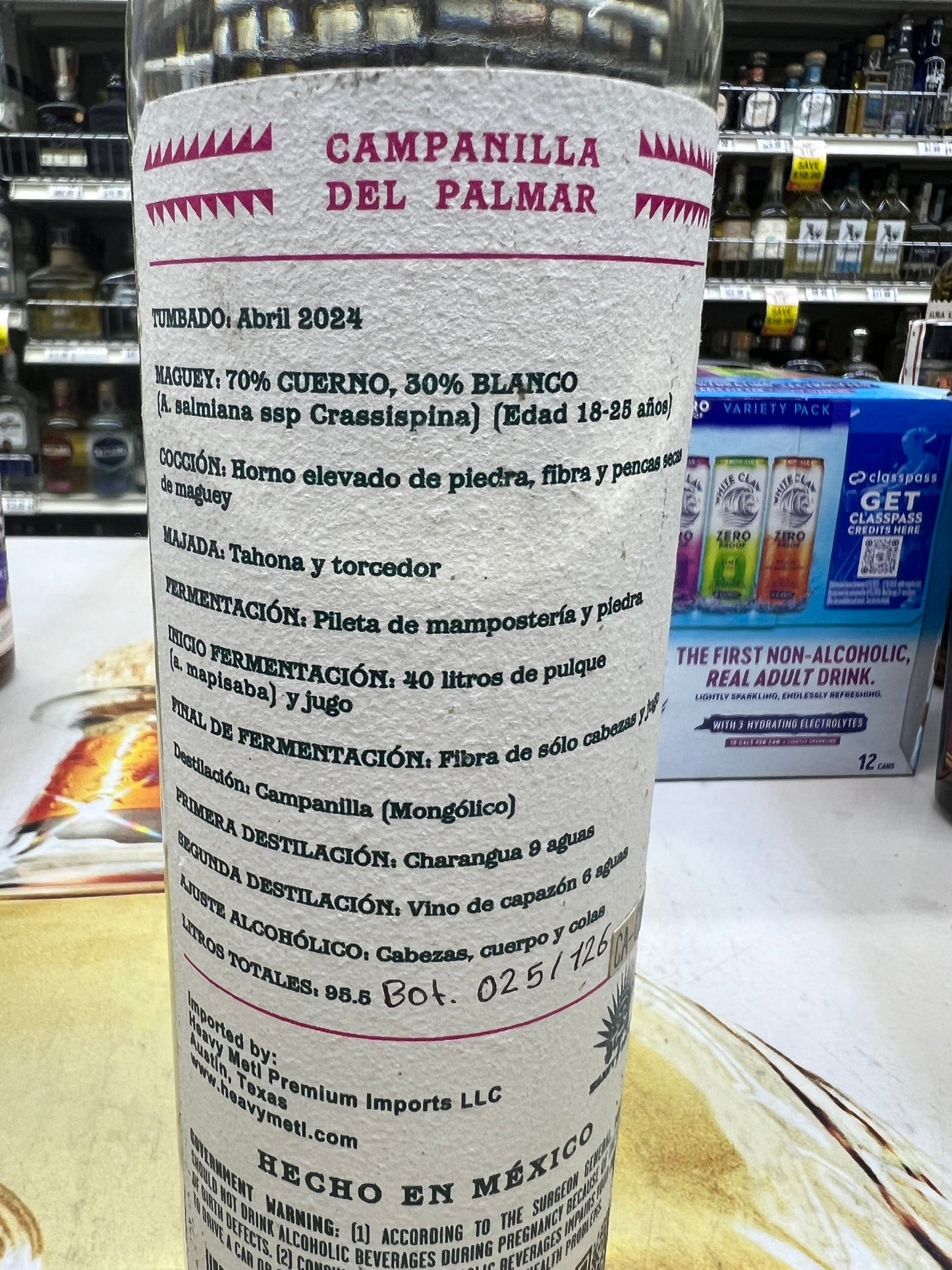 Campanilla Del Palmar Ensamble Cuerno Y Blanco Jaime Navarro Mezcal (48.96%abv)