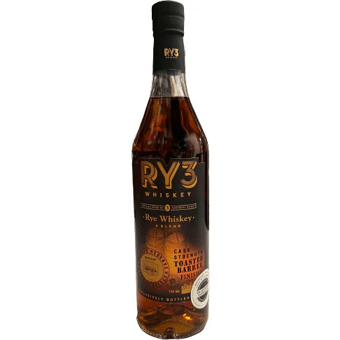 RY3 Cask Strength Toasted Barrel Finish Rye Whiskey 'California Exclusive' (124.8 Proof)