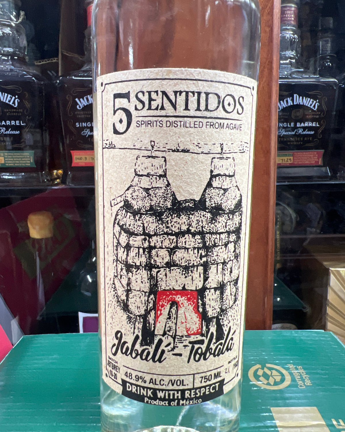 5 Sentidos Jabalí Tobala Agave Spirit 750ml