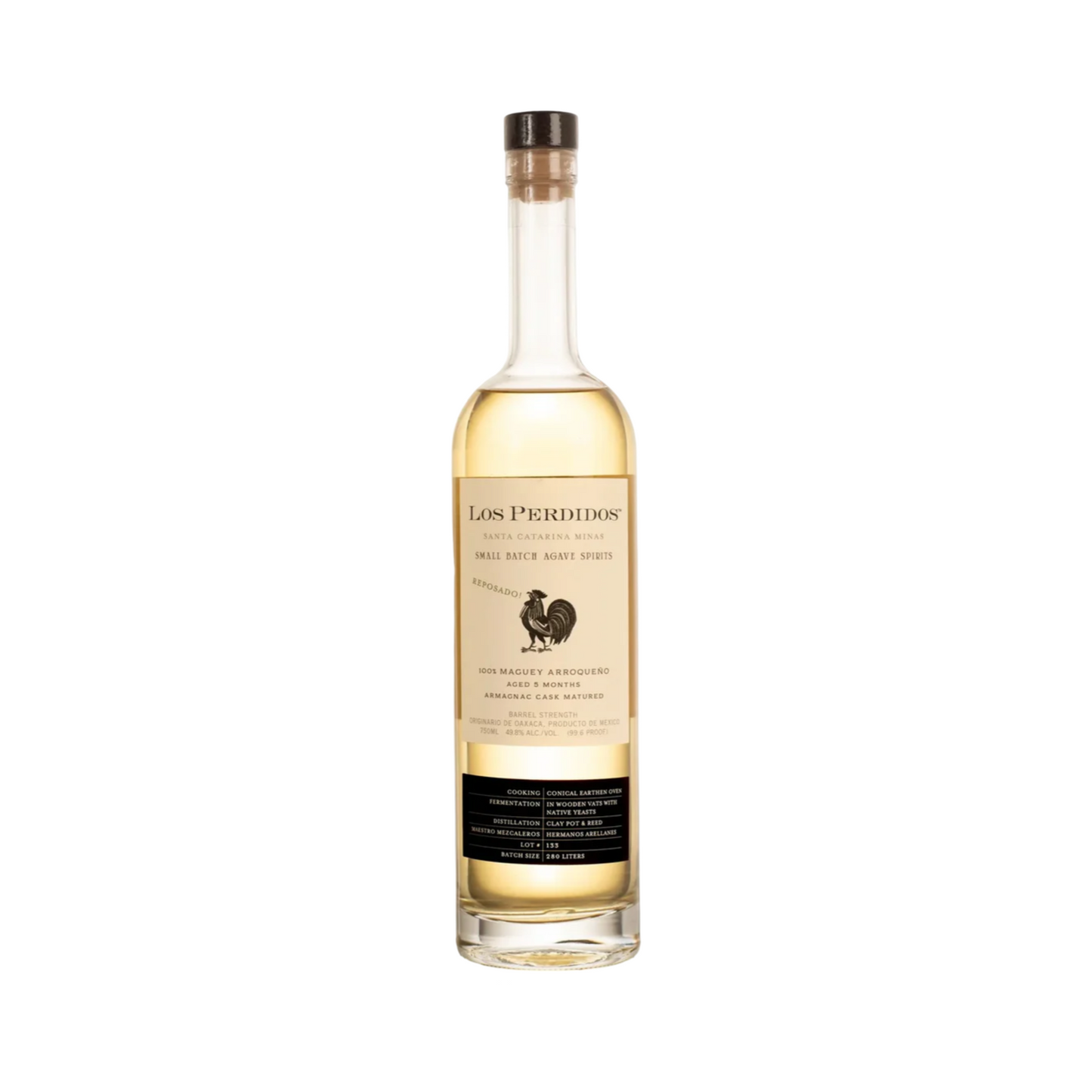 Los Perdidos Arroqueno Reposado Mezcal 750ml