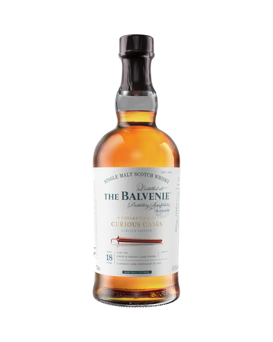 Balvenie Stories Collection French Pineau Cask Finish Limited Edition 18 Year Old Single Malt Scotch Whiskey 750ml