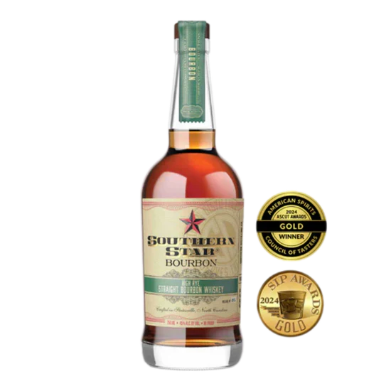 Southern Star High Rye Straight Bourbon Whiskey