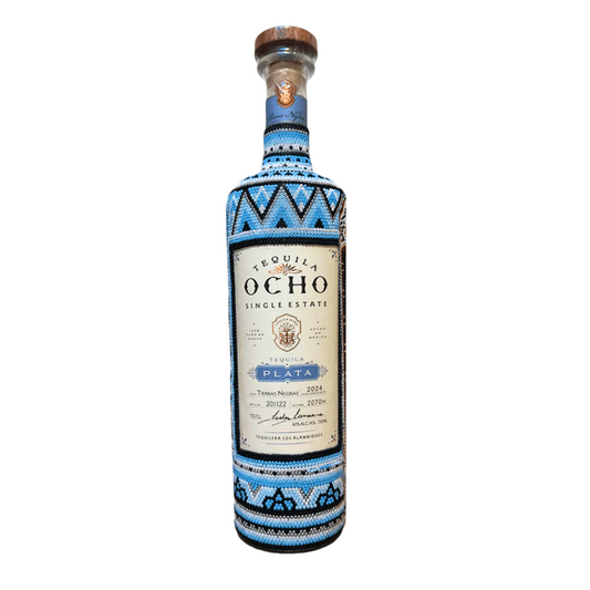 Tequila Ocho Plata Huichol Art Edition 750ml